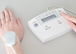 STARTボタンを押すと治療が開始